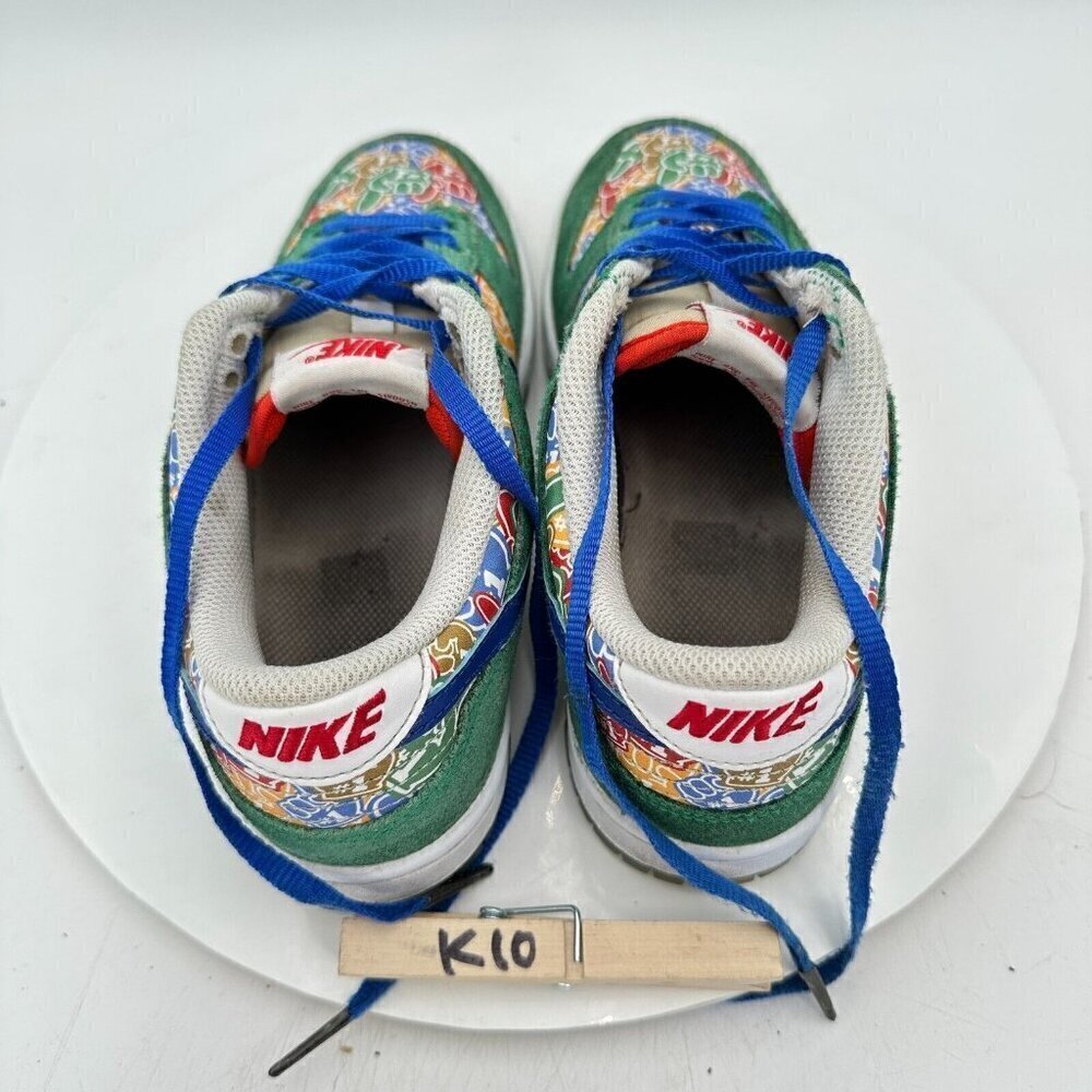 Nike Dunk Low Foam Youth Size 4.5Y Women 6 DZ5299-300 Finger Stadium Green Shoes - Picture 11 of 13